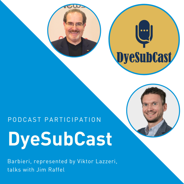 Barbieri als Teil des DyeSubCast Podcasts
