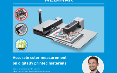 Webinar:  Accurate color measurement on digitally printed materials
