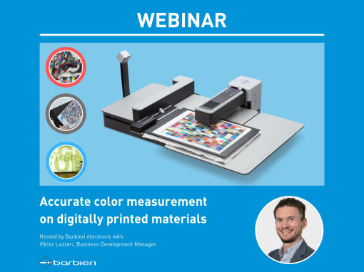Webinar:  Accurate color measurement on digitally printed materials