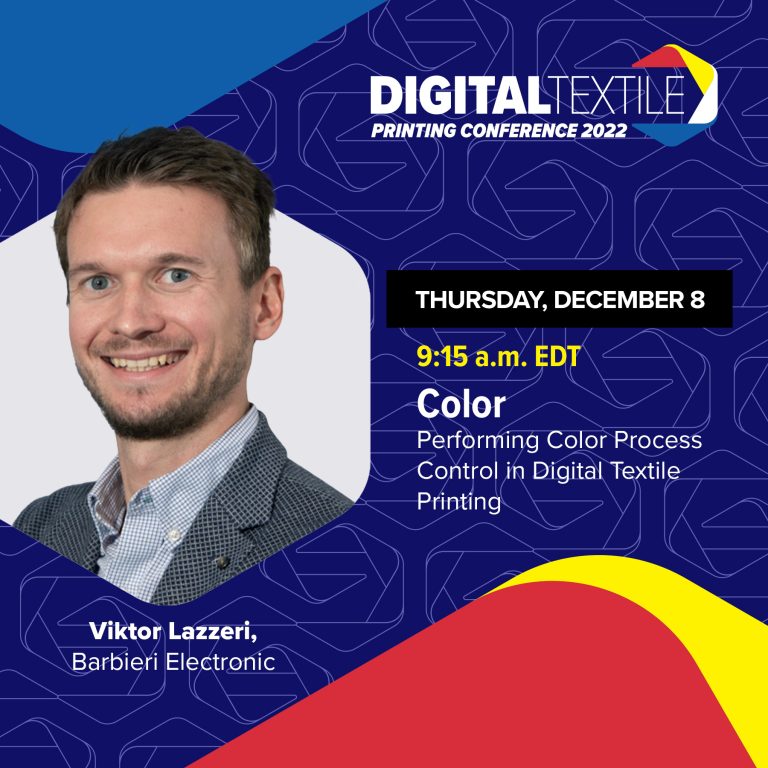 Konferenz zum digitalen Textildruck, 7. bis 8. Dezember 2022, Durham, NC